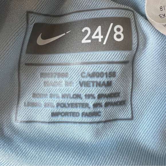 Girls Nike Black Athletic One Piece Swimsuit Size 8 - Picture 5 of 6